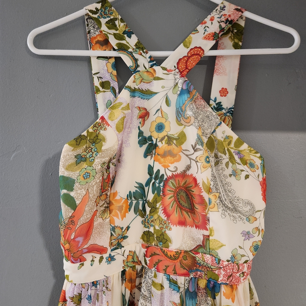 Lulu's Multicolor Floral Maxi Dress - Picture 15 of 15